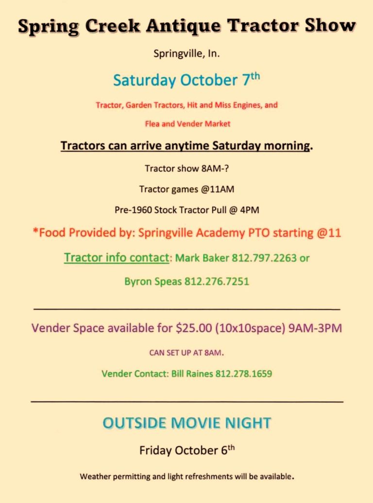 Springville, Indiana Community site